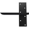 Ekena Millwork 2 1/2"W x 8"D Floating Steel Heavy Duty Wall Mount, Powder Coated Black BKTM02X08FWPBL - alternate 7